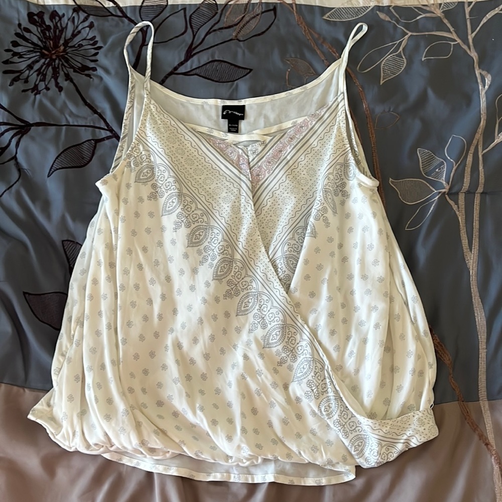 White summer top